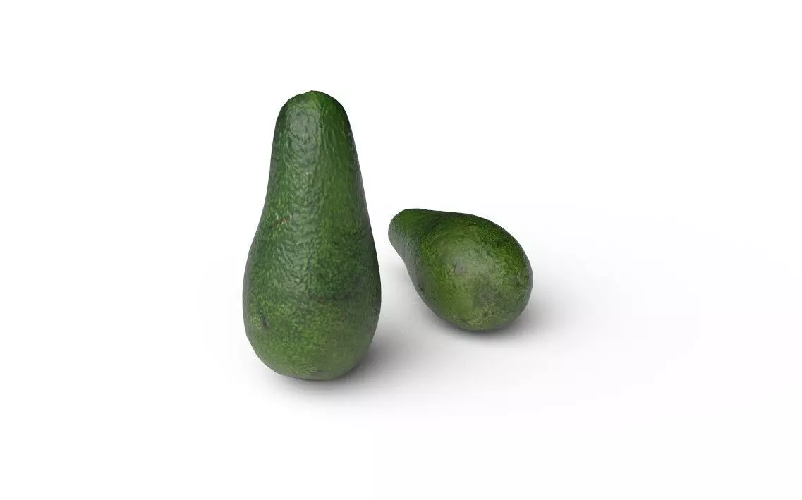 Avocado M01 Low-poly 3D model_0