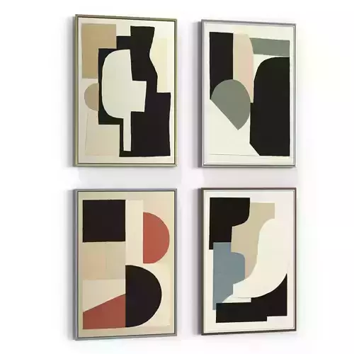 Picture with frame N-008