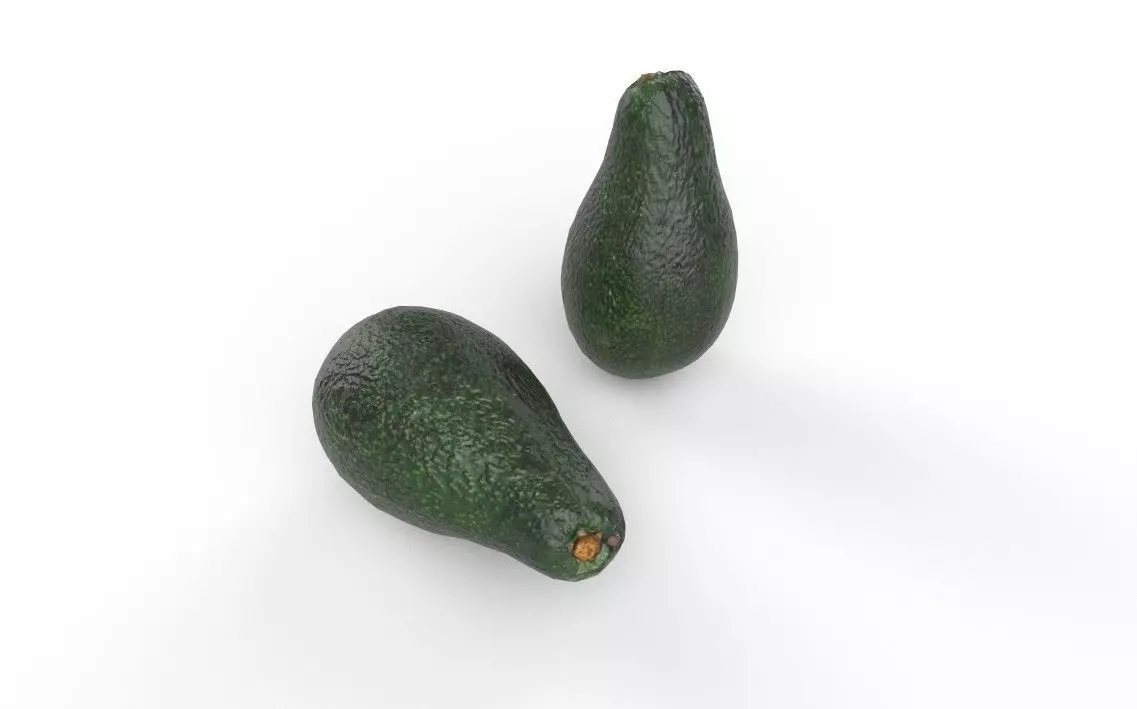 Avocado M05 Low-poly 3D model_4