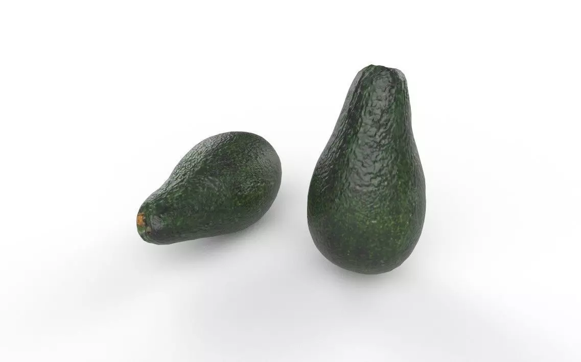 Avocado M05 Low-poly 3D model_5