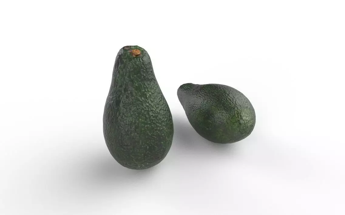 Avocado M05 Low-poly 3D model_0
