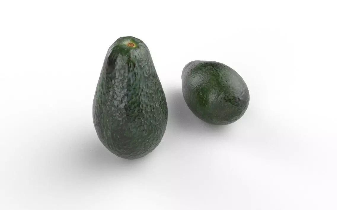 Avocado M08 Low-poly 3D model_0