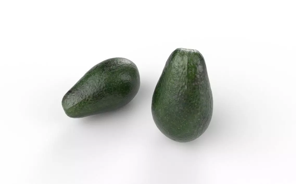 Avocado M08 Low-poly 3D model_5