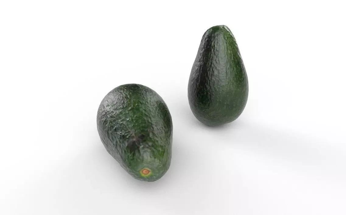 Avocado M08 Low-poly 3D model_4