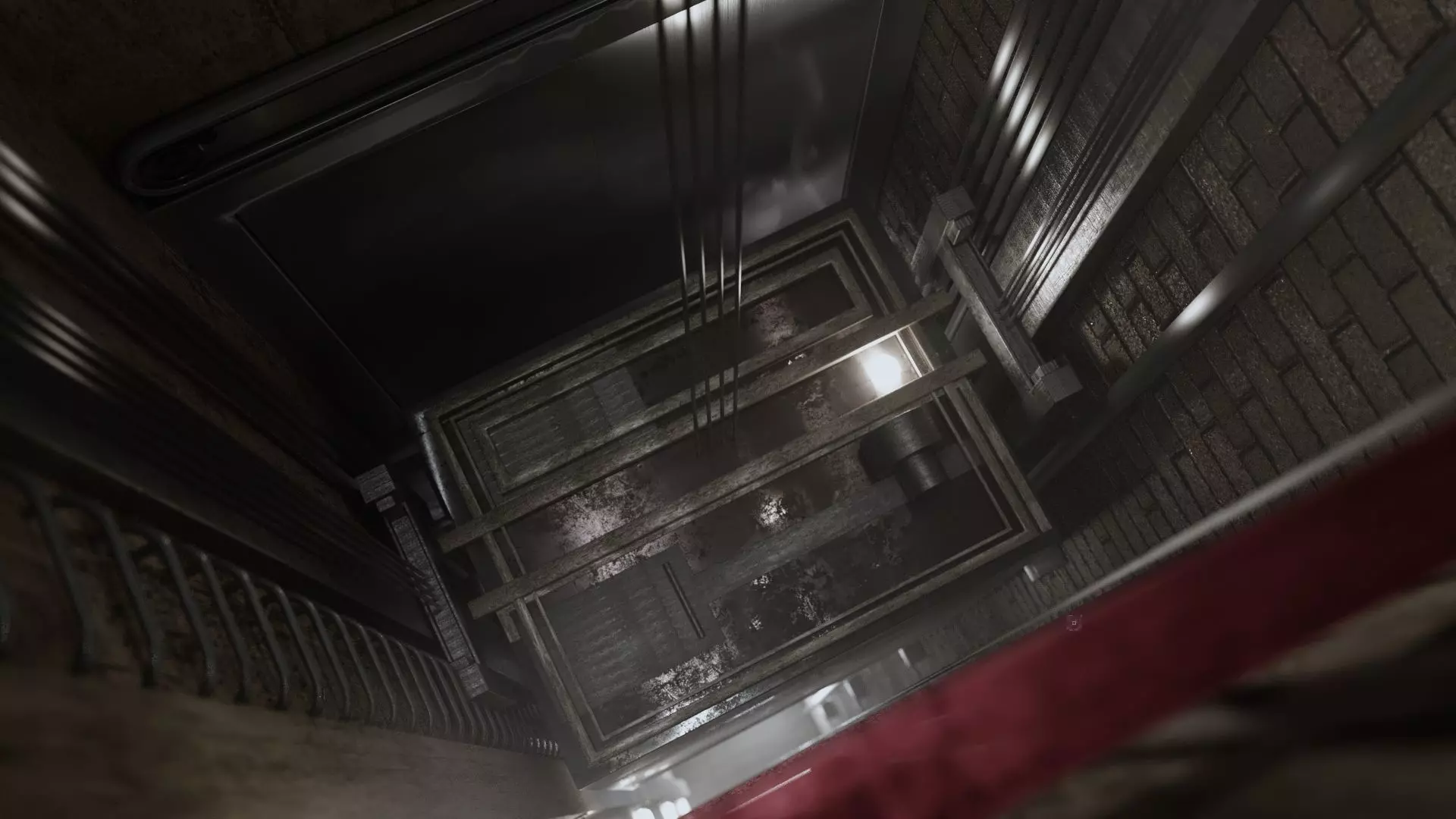 Elevator Shaft Low-poly 3D model_1