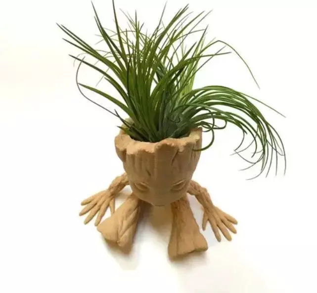 Baby Groot planter 3D print model_2