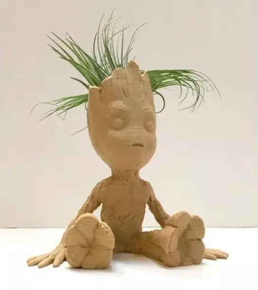 Baby Groot planter 3D print model_11