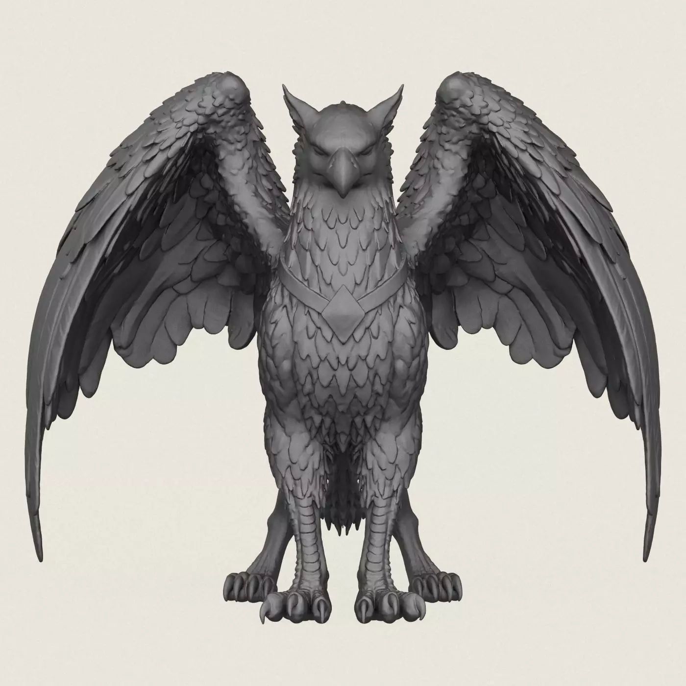 Fantasy Griffin Print Ready 3D Model 3D print model_2