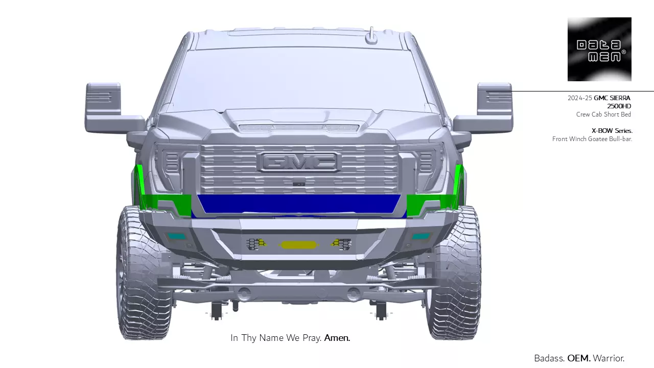2025 TOYOTA Land Cruiser datamen X-BOW Ultra Adaptive Roof Rack 3D model_7