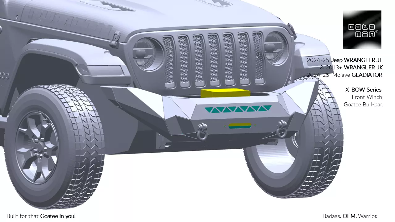 2025 TOYOTA Land Cruiser datamen X-BOW Ultra Adaptive Roof Rack 3D model_5