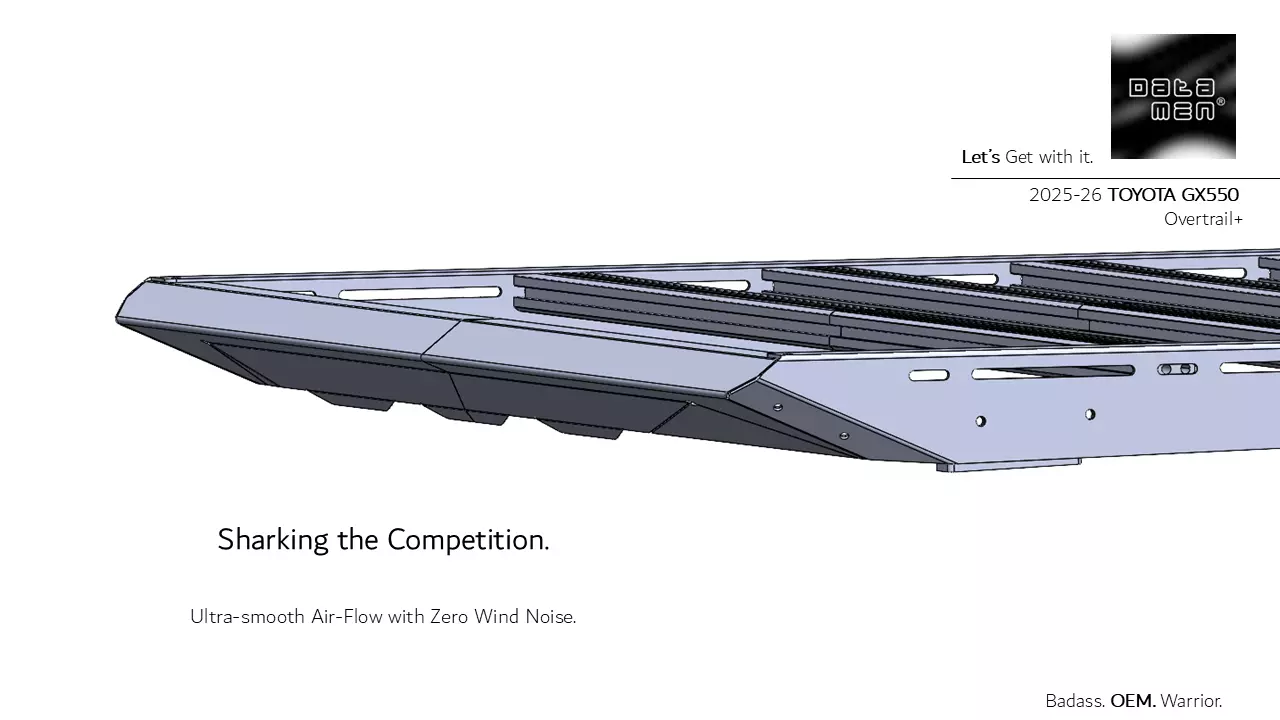 2025 TOYOTA Land Cruiser datamen X-BOW Ultra Adaptive Roof Rack 3D model_17