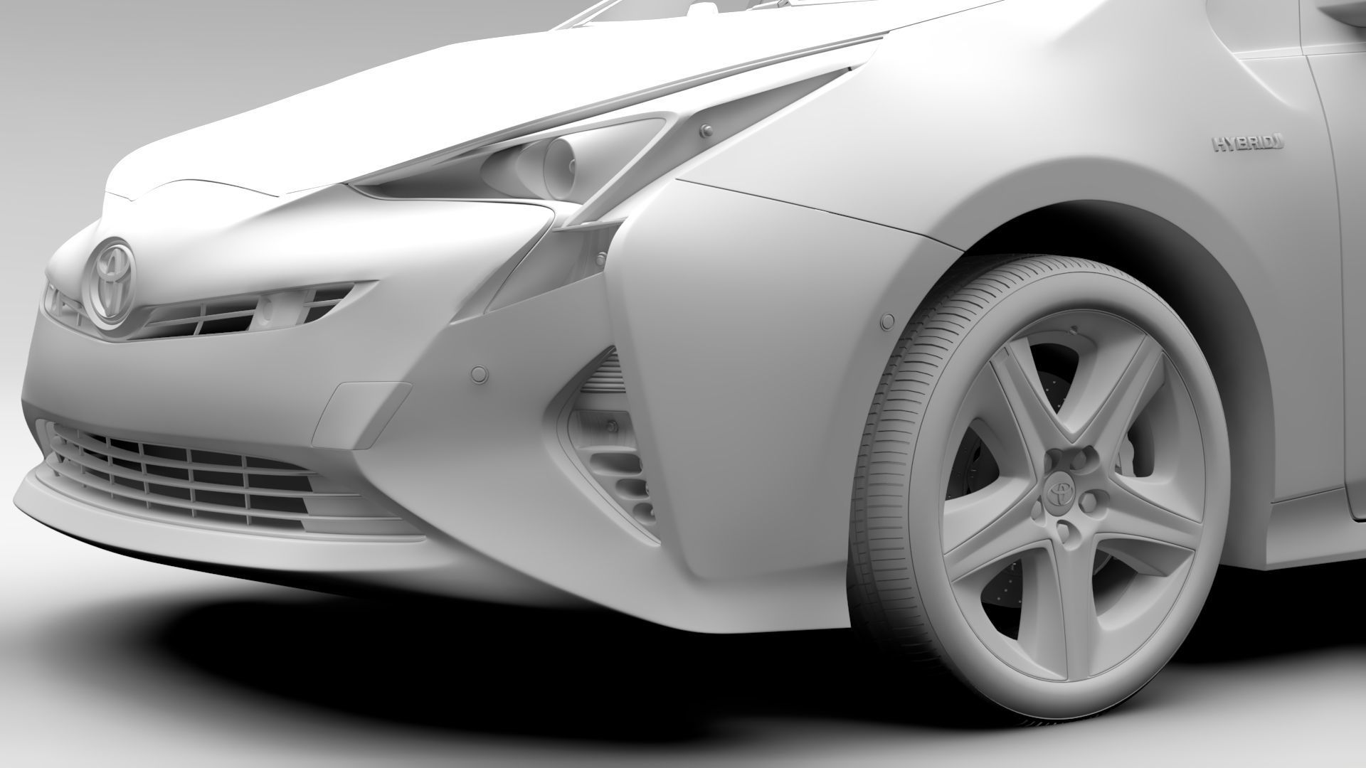 Toyota Prius 2016 3D model_17