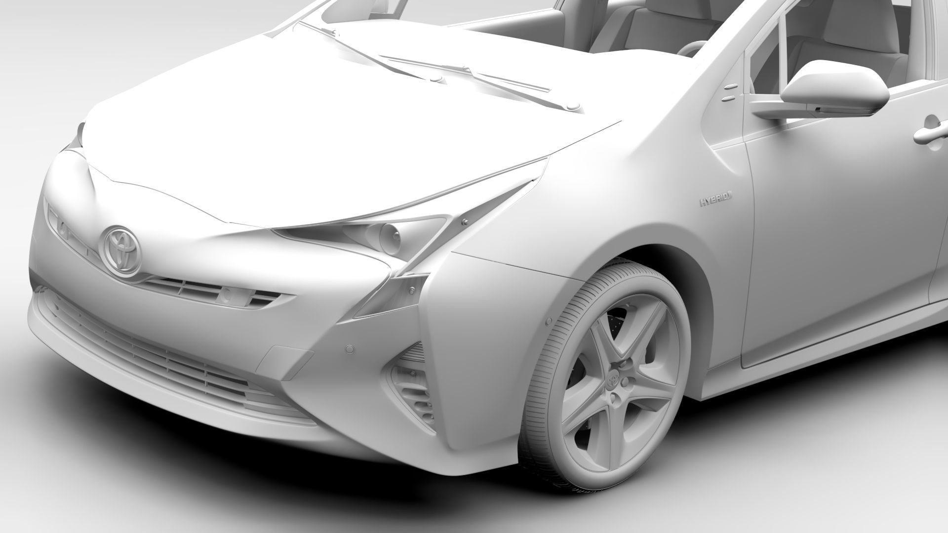 Toyota Prius 2016 3D model_15