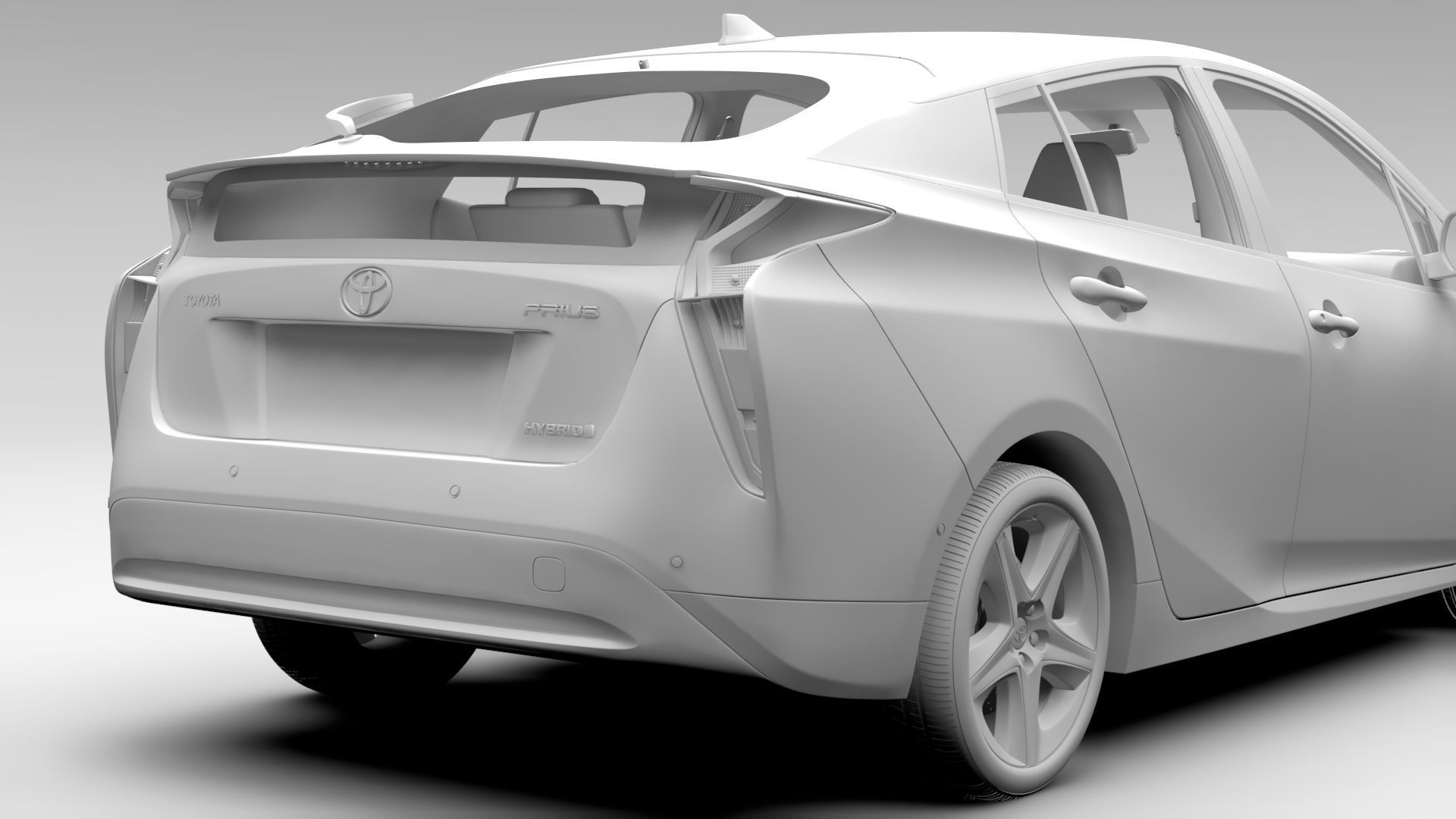 Toyota Prius 2016 3D model_19