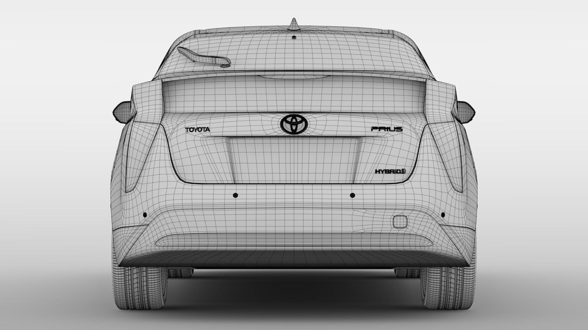 Toyota Prius 2016 3D model_23