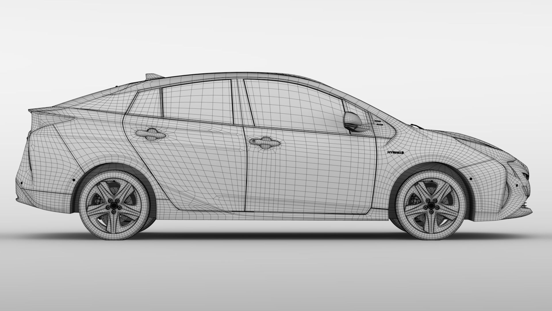 Toyota Prius 2016 3D model_22