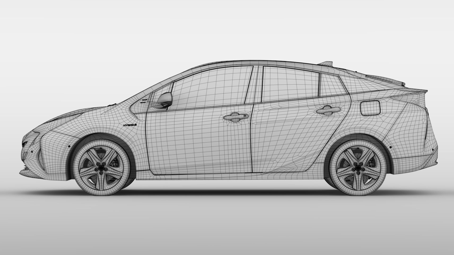 Toyota Prius 2016 3D model_24