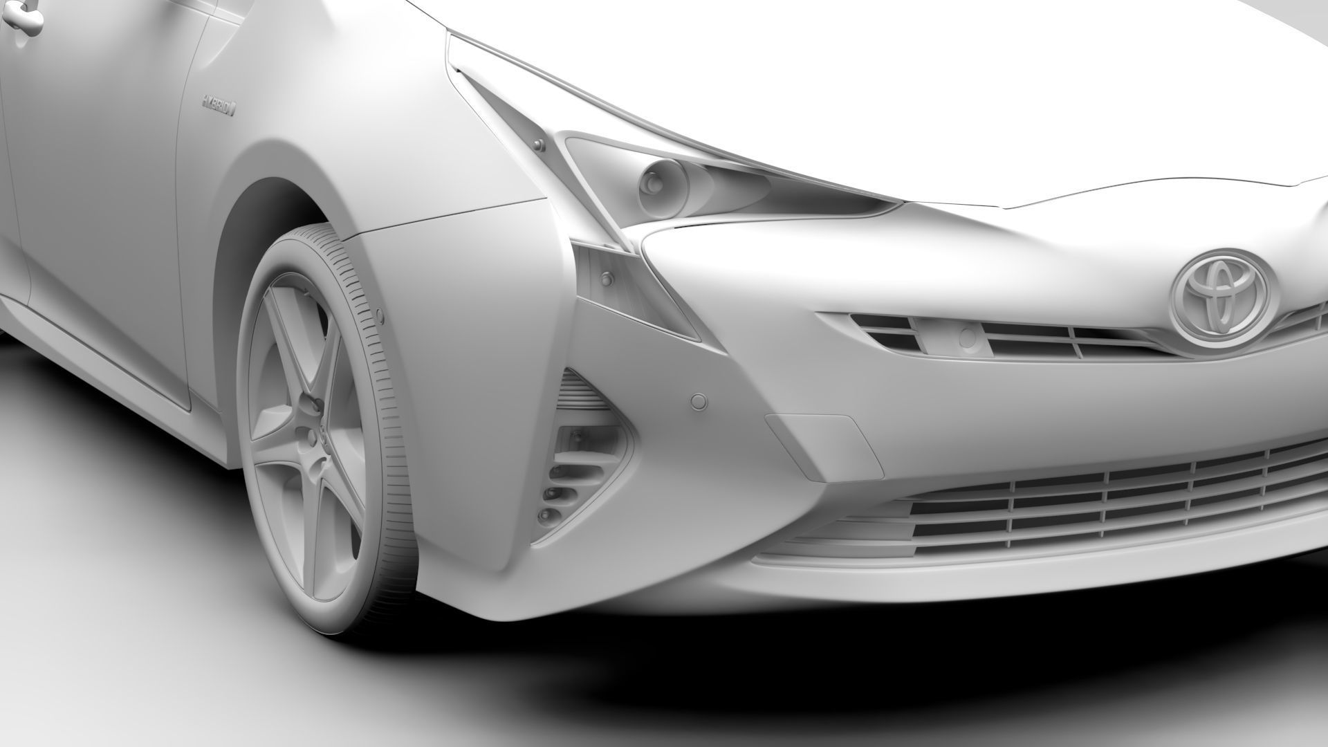 Toyota Prius 2016 3D model_16