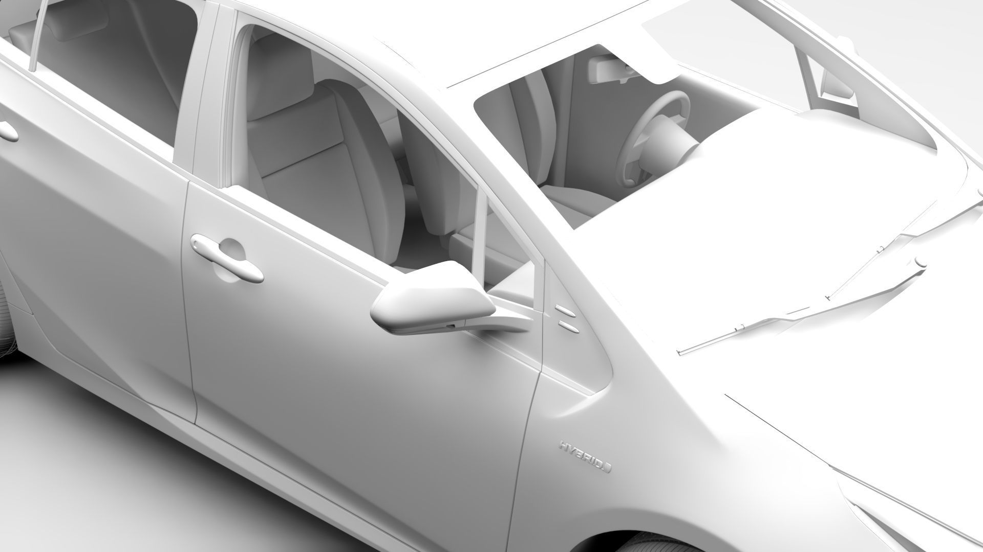 Toyota Prius 2016 3D model_18