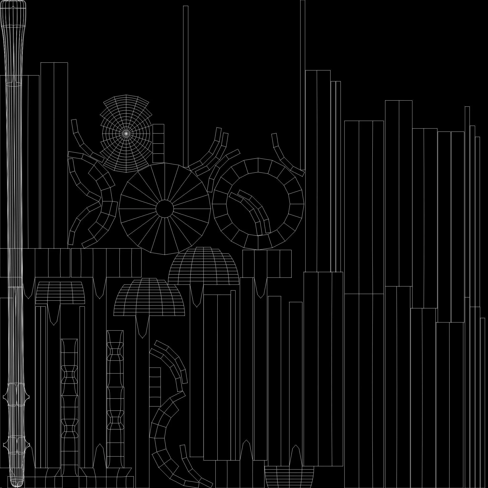 Screw Driver Low-poly 3D model_7