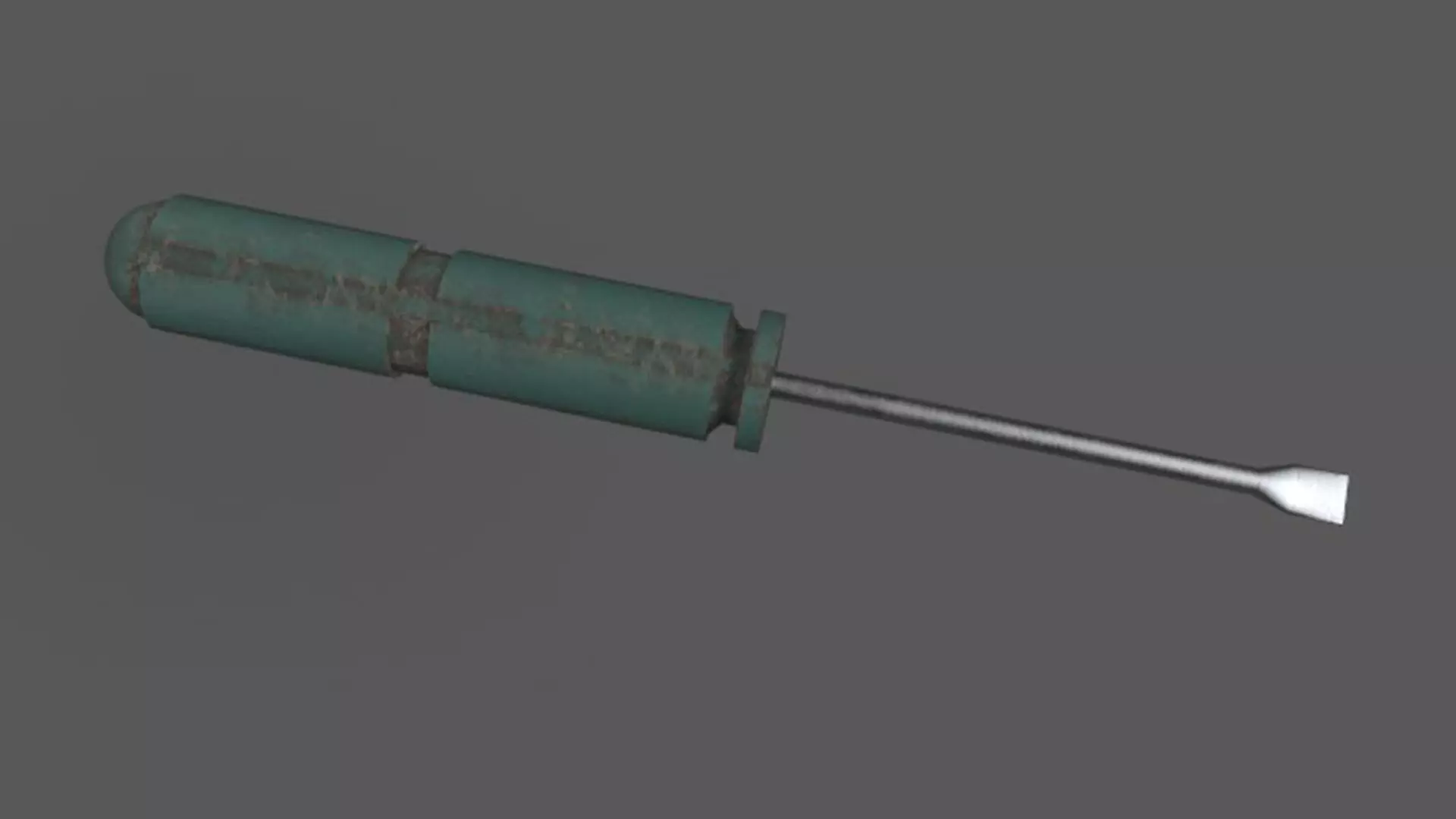 Screw Driver Low-poly 3D model_1