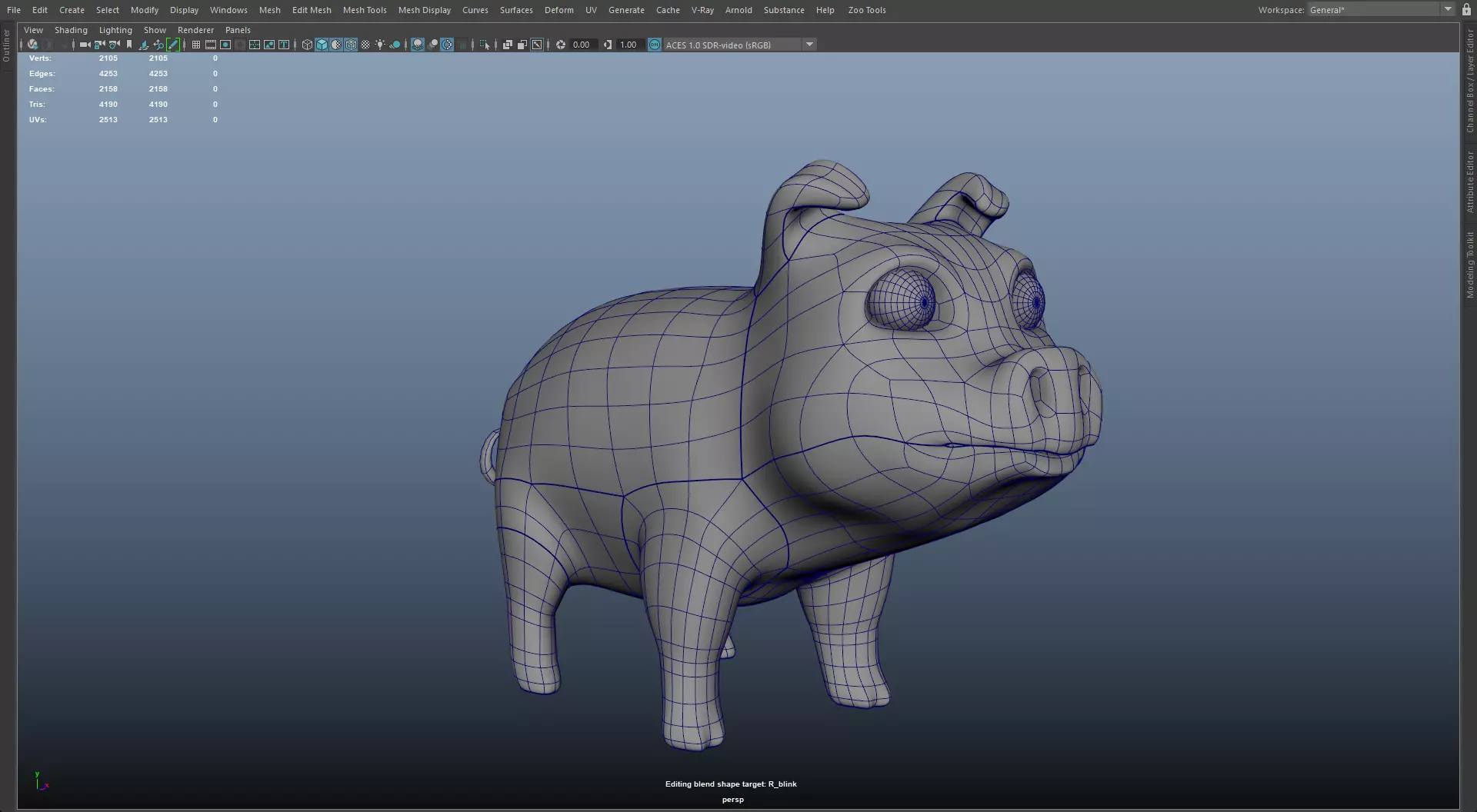 Cartoon Domestic Animal Pack Rigged 3D Models Animation Ready Low-poly 3D model_27