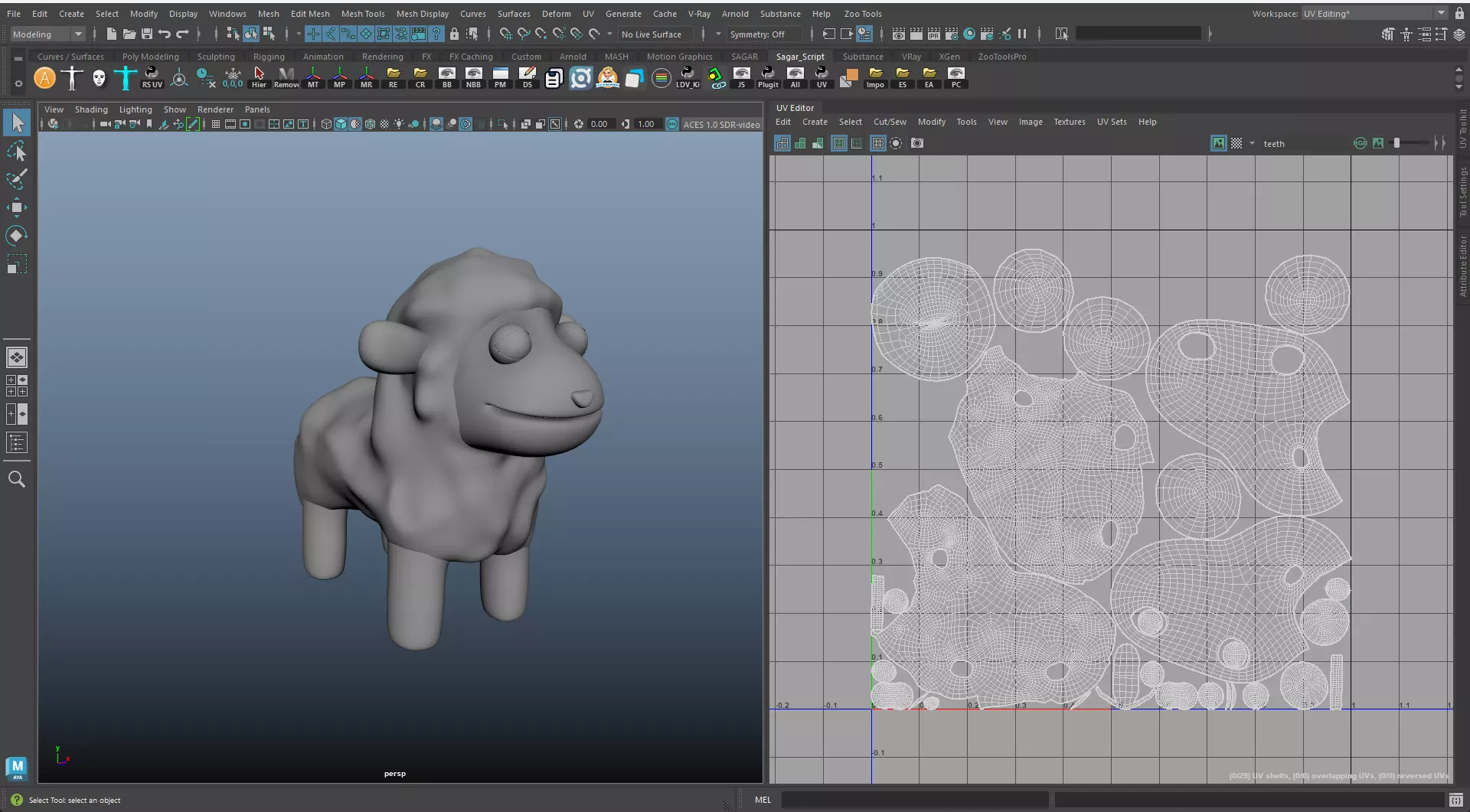 Cartoon Domestic Animal Pack Rigged 3D Models Animation Ready Low-poly 3D model_32