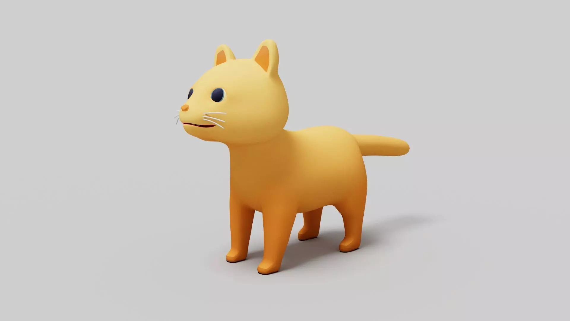 Cartoon Domestic Animal Pack Rigged 3D Models Animation Ready Low-poly 3D model_10