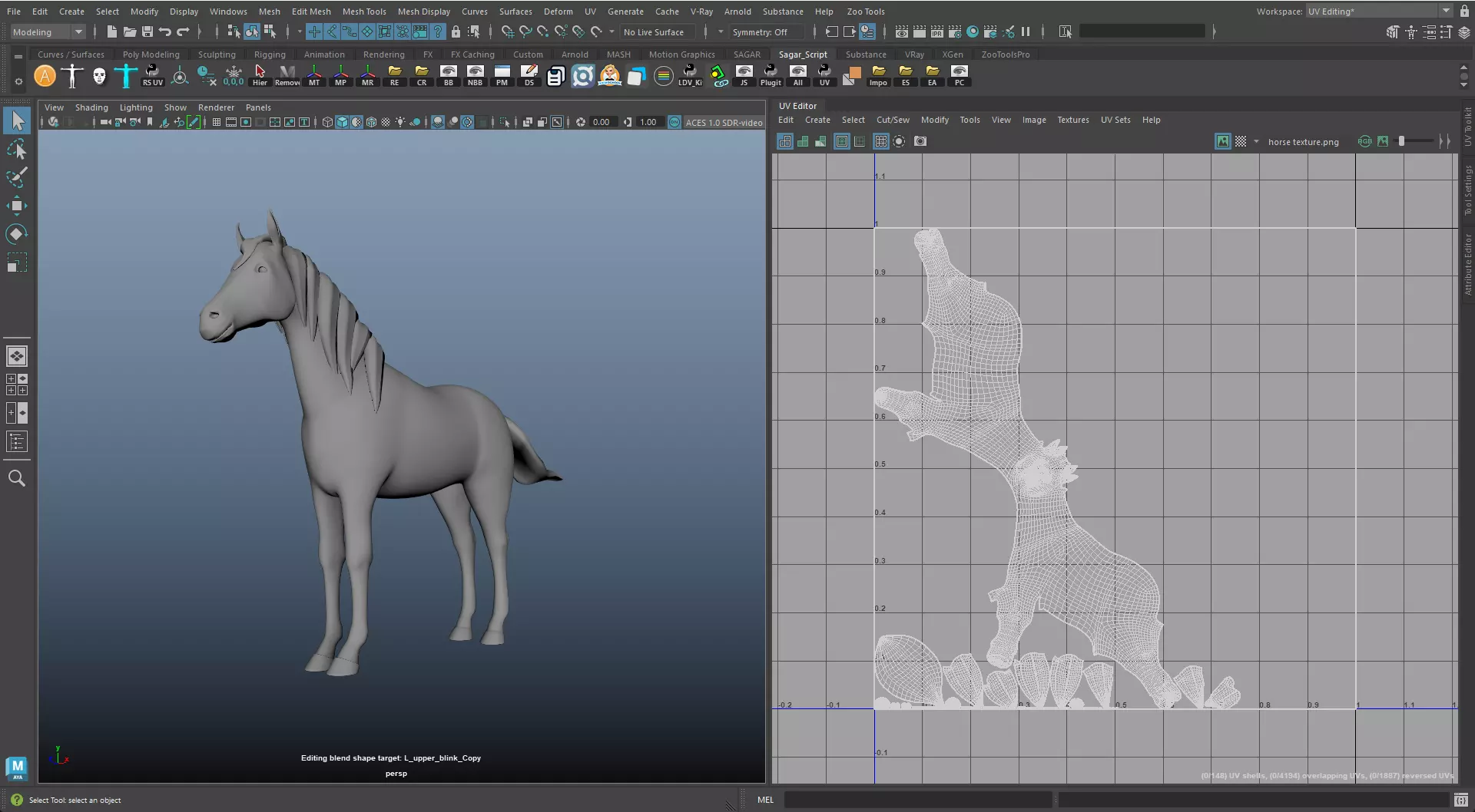 Cartoon Domestic Animal Pack Rigged 3D Models Animation Ready Low-poly 3D model_24