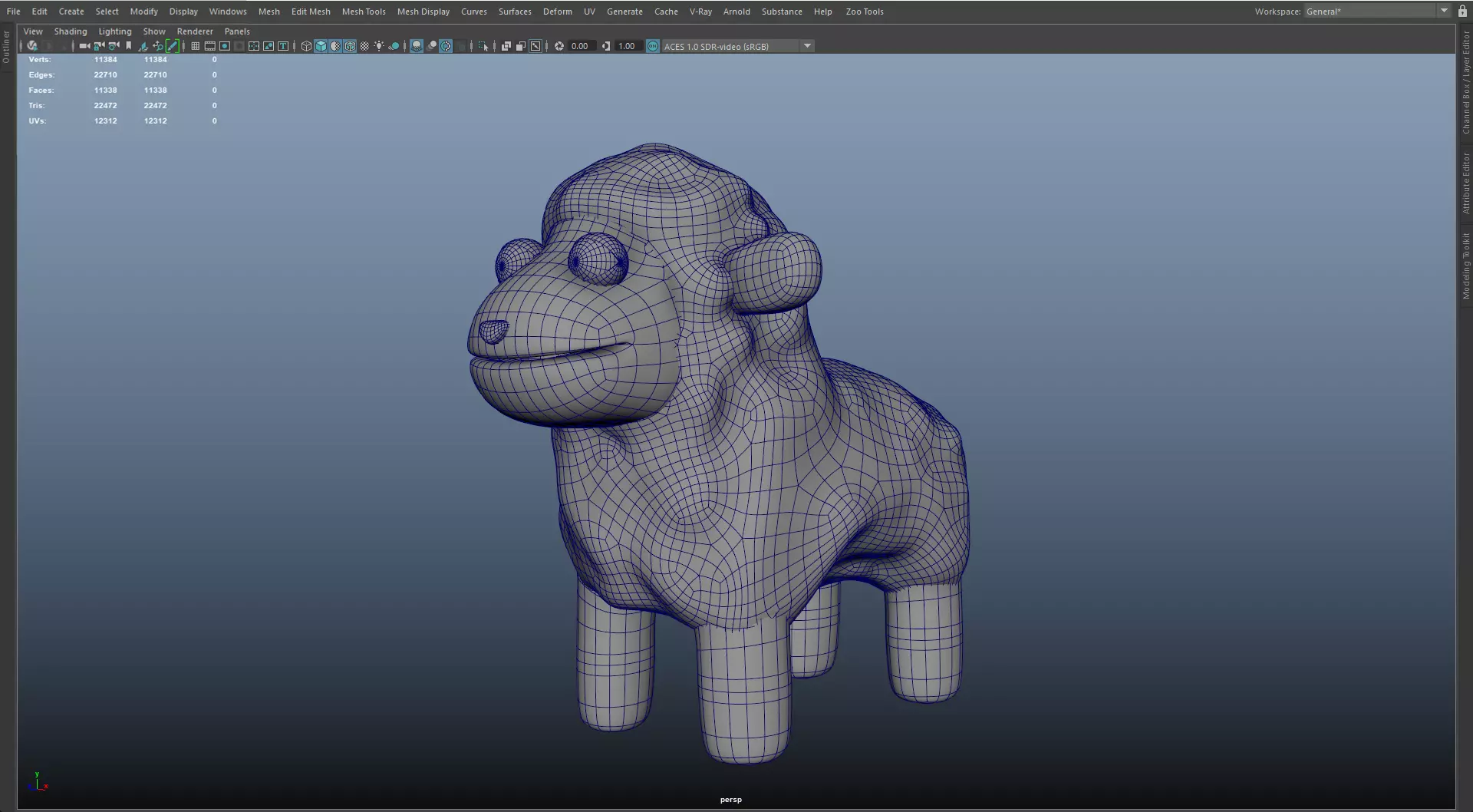 Cartoon Domestic Animal Pack Rigged 3D Models Animation Ready Low-poly 3D model_31