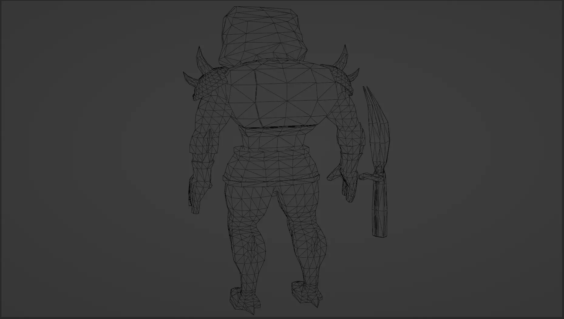 Low Poly Stylized Monster - Mutated Bettle Low-poly 3D model_14