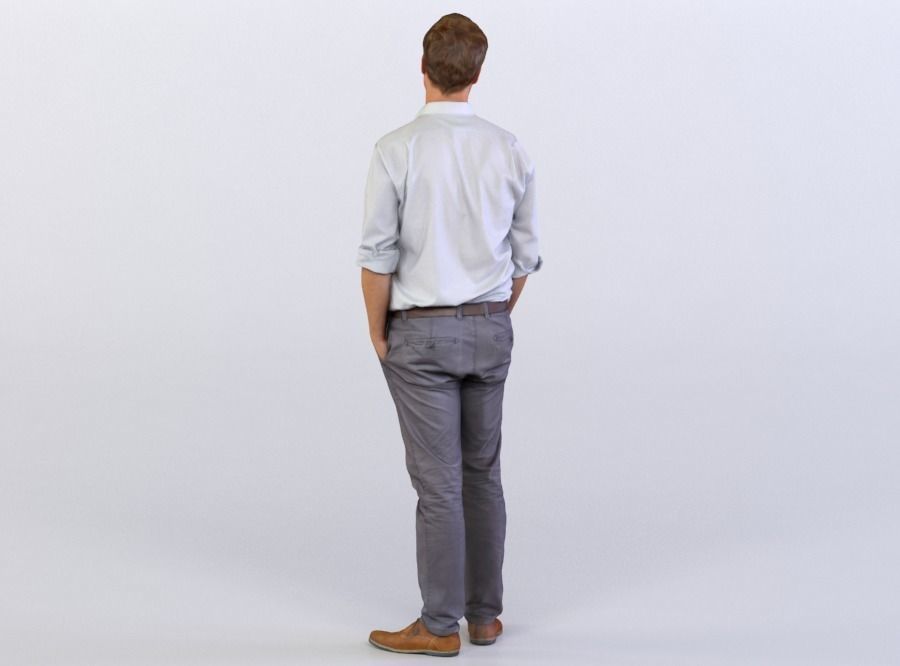 Max 0056 Man standing arms in pockets 3D model_18