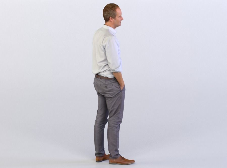 Max 0056 Man standing arms in pockets 3D model_11