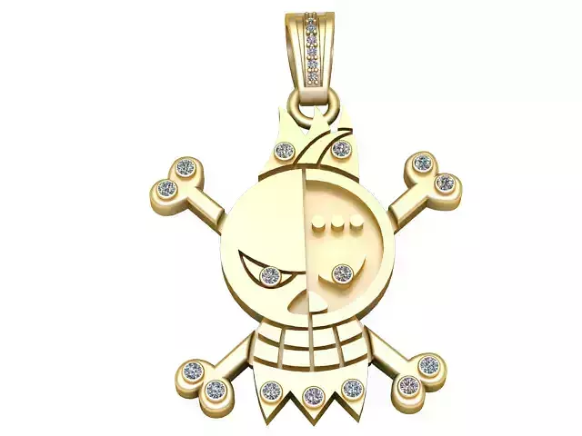 Skull Character Pendant 3D Printable Model