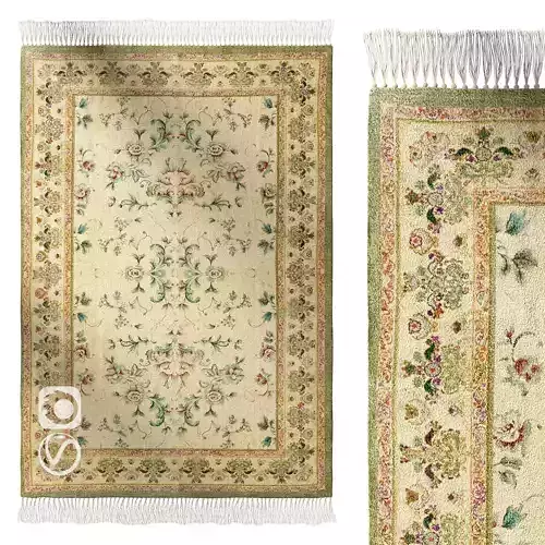 Lola Floral Digital Printed Chenille Rug