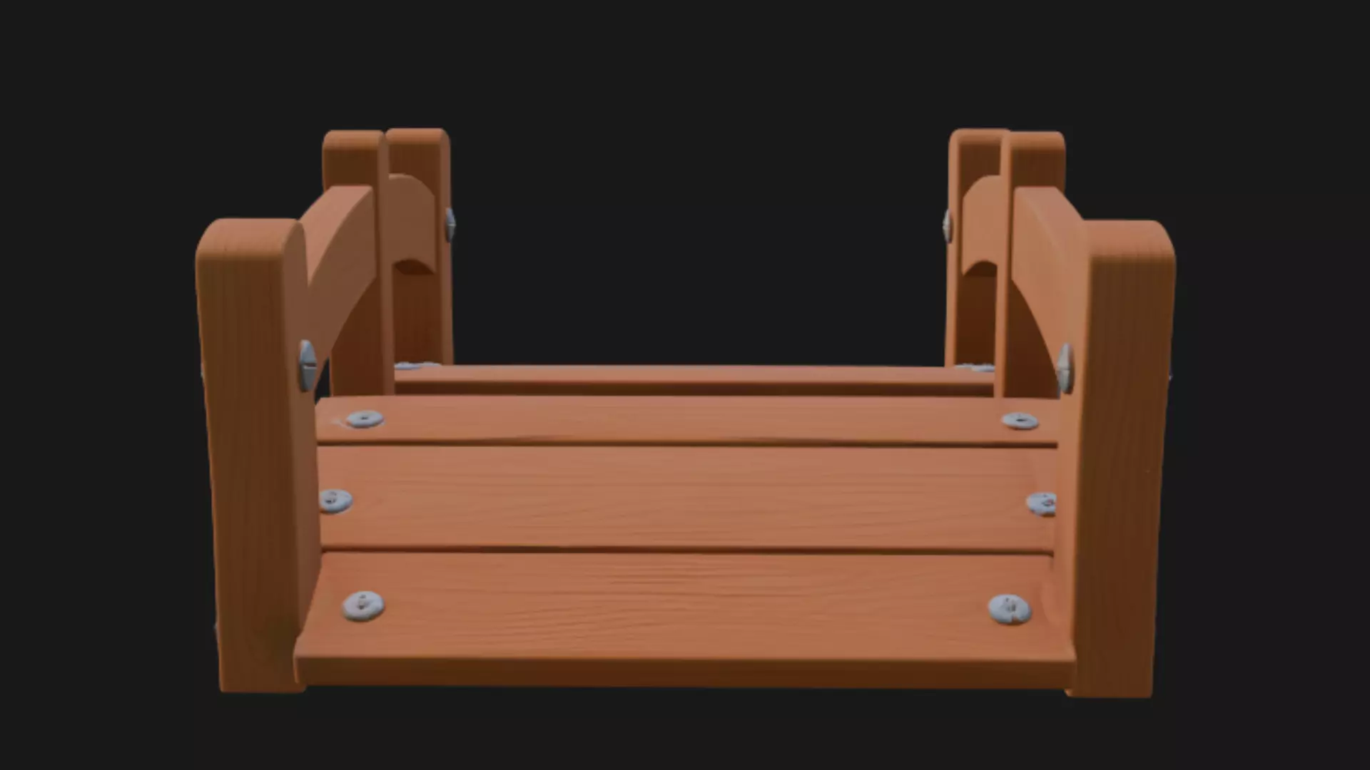 Cartoony Bridge 3d Model 3D model_2