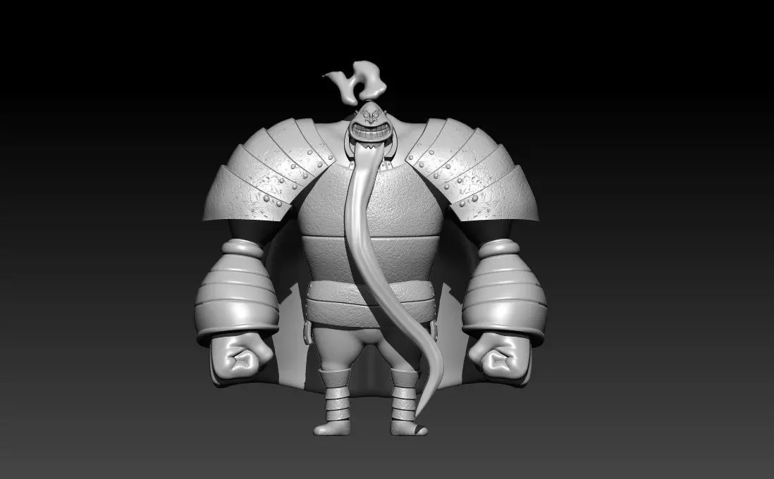 Ganzui - Rocks pirates - ONE PIECE 3D print model_4