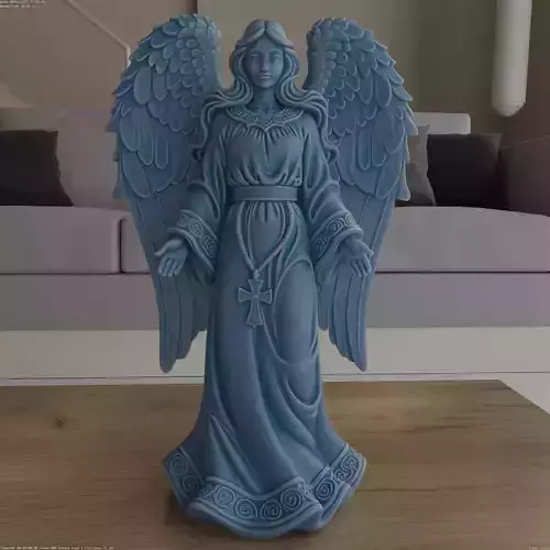 Elegant Angel STL for Nativity Scene 3D print model