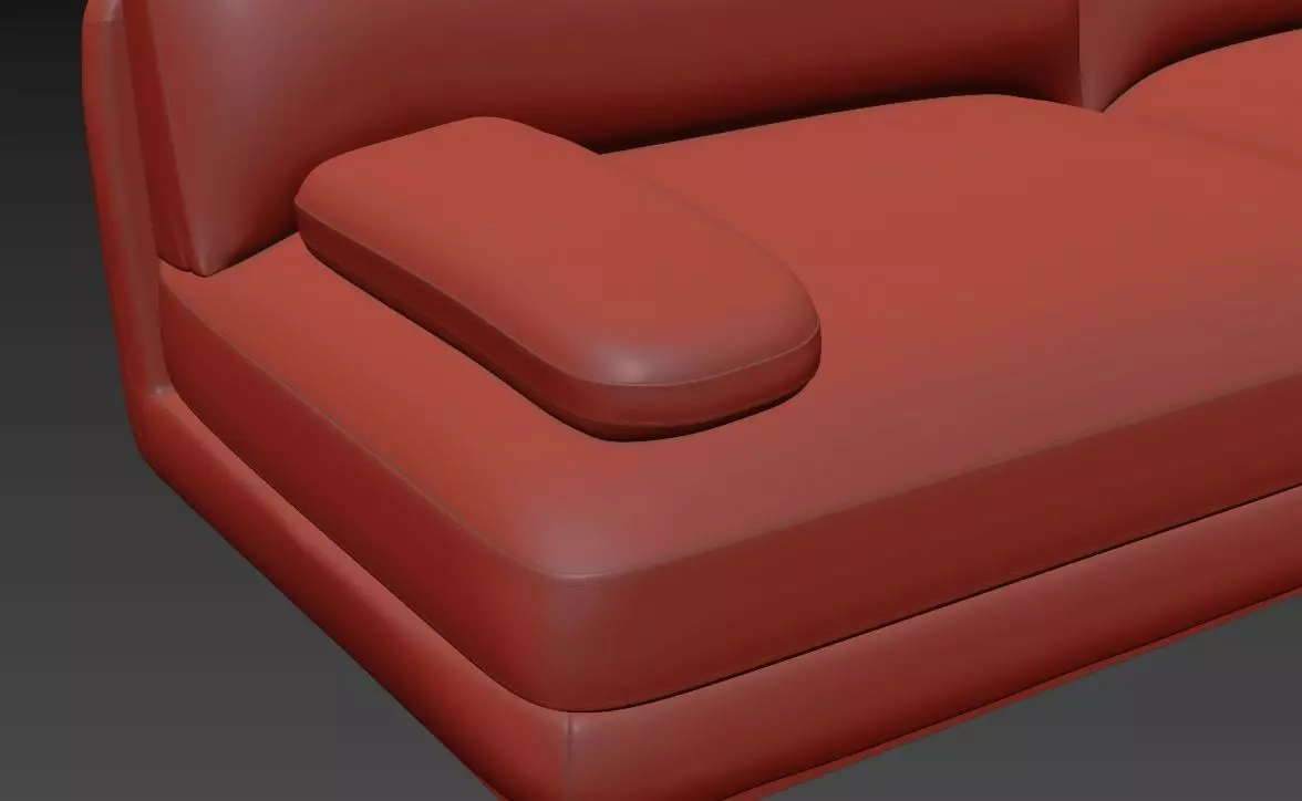 ELLISON STUDIOS Stack 4 seat sofa 3D model_6