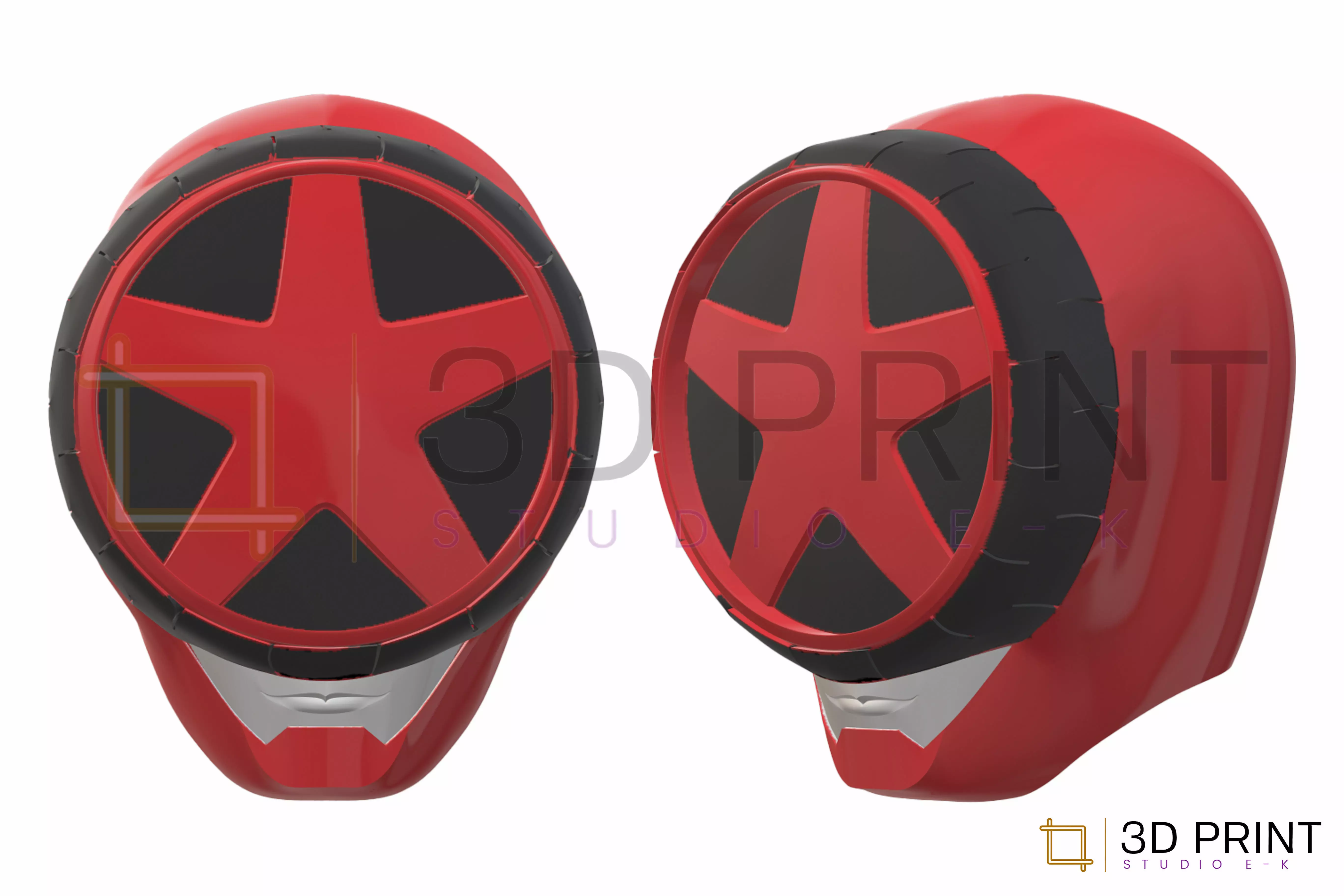 Power Rangers Blue Boonboomger Helmet 3D print model_10