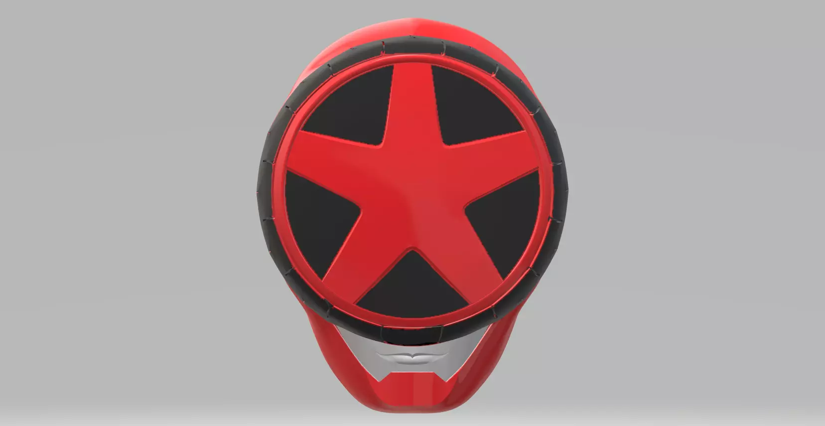 Power Rangers Blue Boonboomger Helmet 3D print model_2