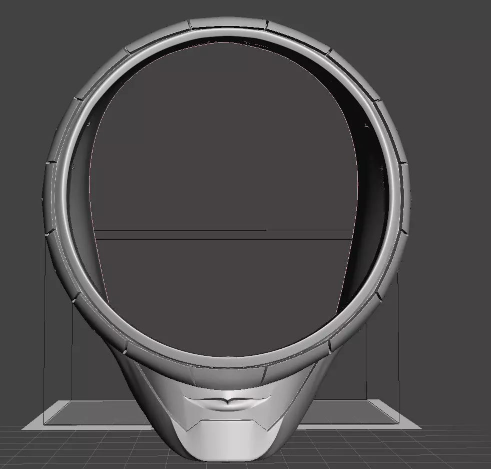 Power Rangers Blue Boonboomger Helmet 3D print model_5