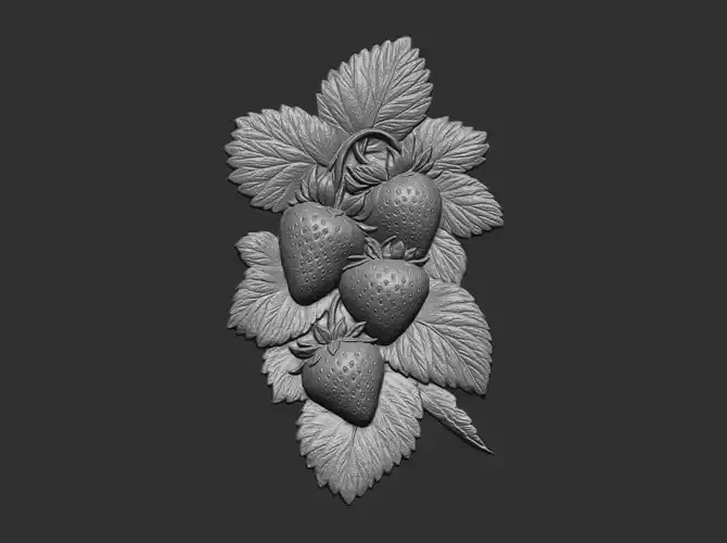 stawberry cnc model 3dmodel 