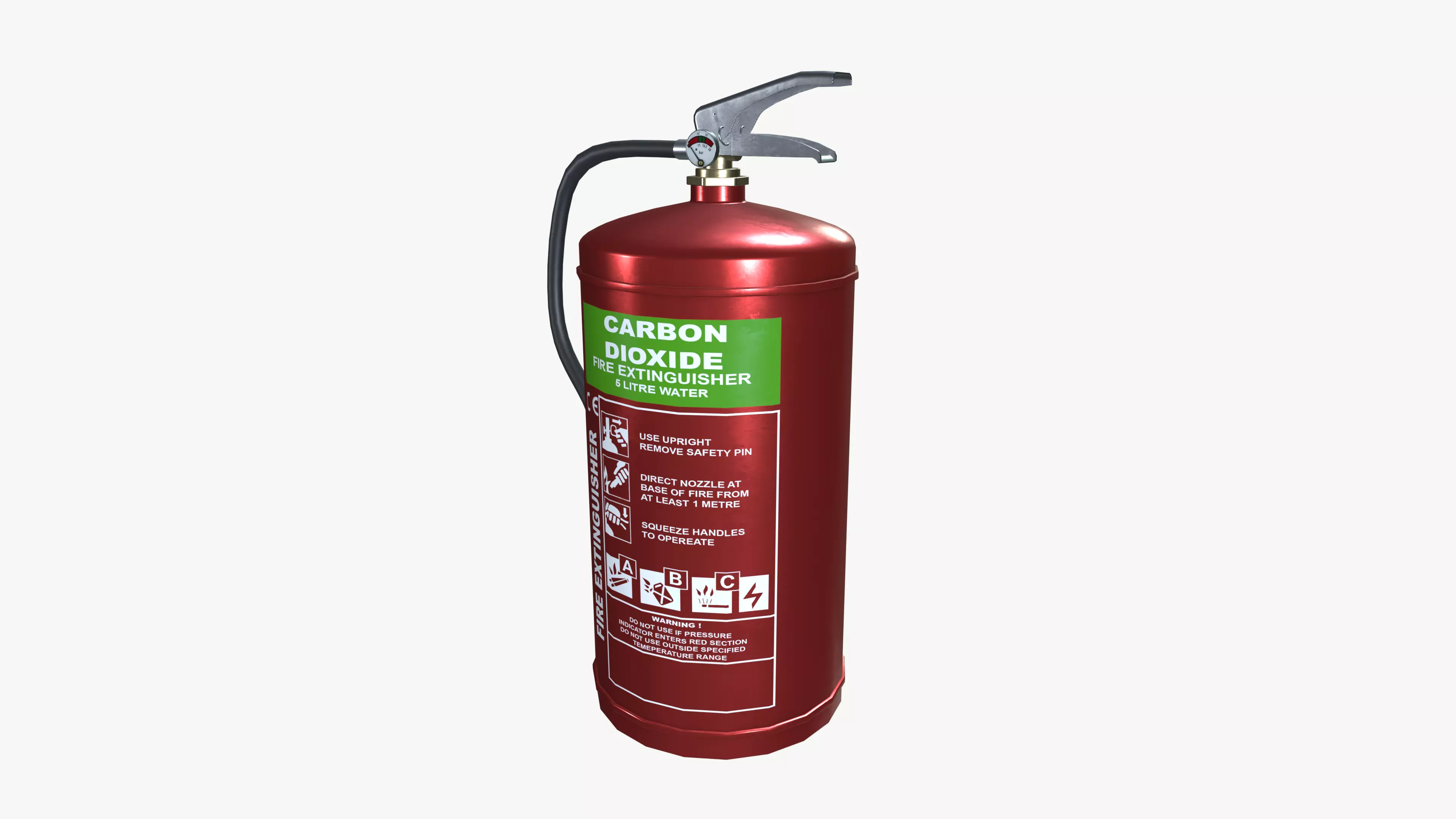CO2 Fire Extinguisher 3D model_3