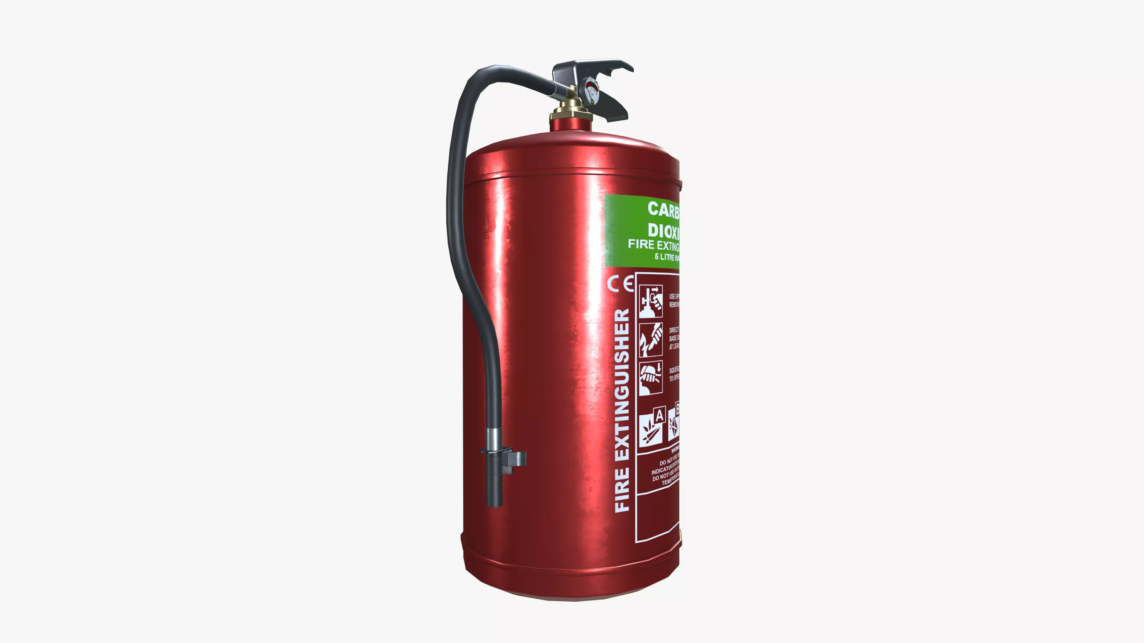 CO2 Fire Extinguisher 3D model_2
