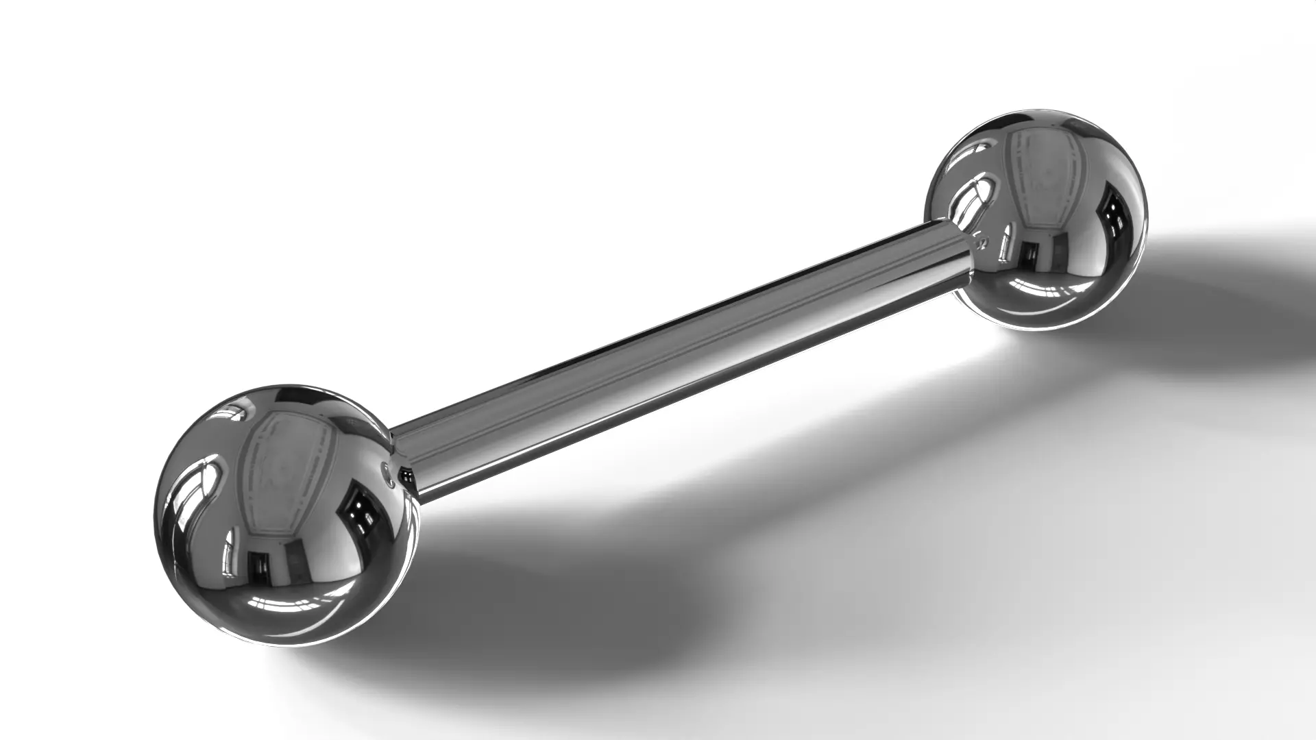 Nipple Piercing PBR 3D model_0