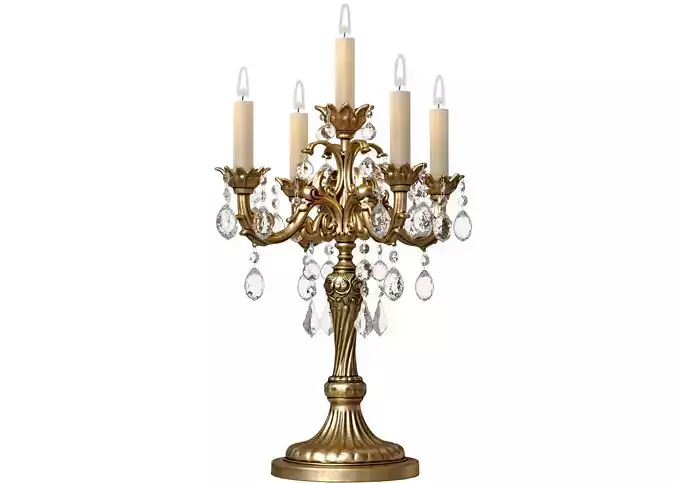  Classic Antique Tabletop Candelabra Candle Holder Candlestick 