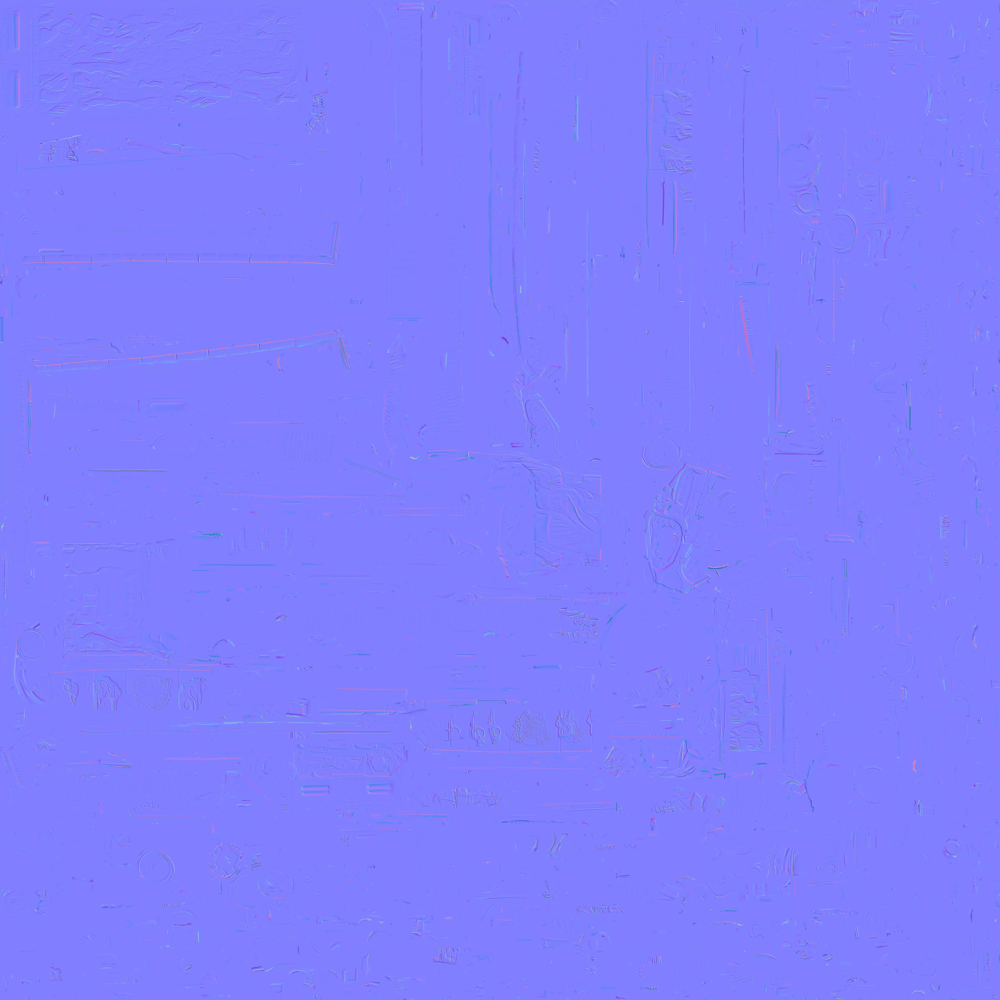 Cyberpunk Battle Tank 3D Model Urban War Machine Low-poly 3D model_3