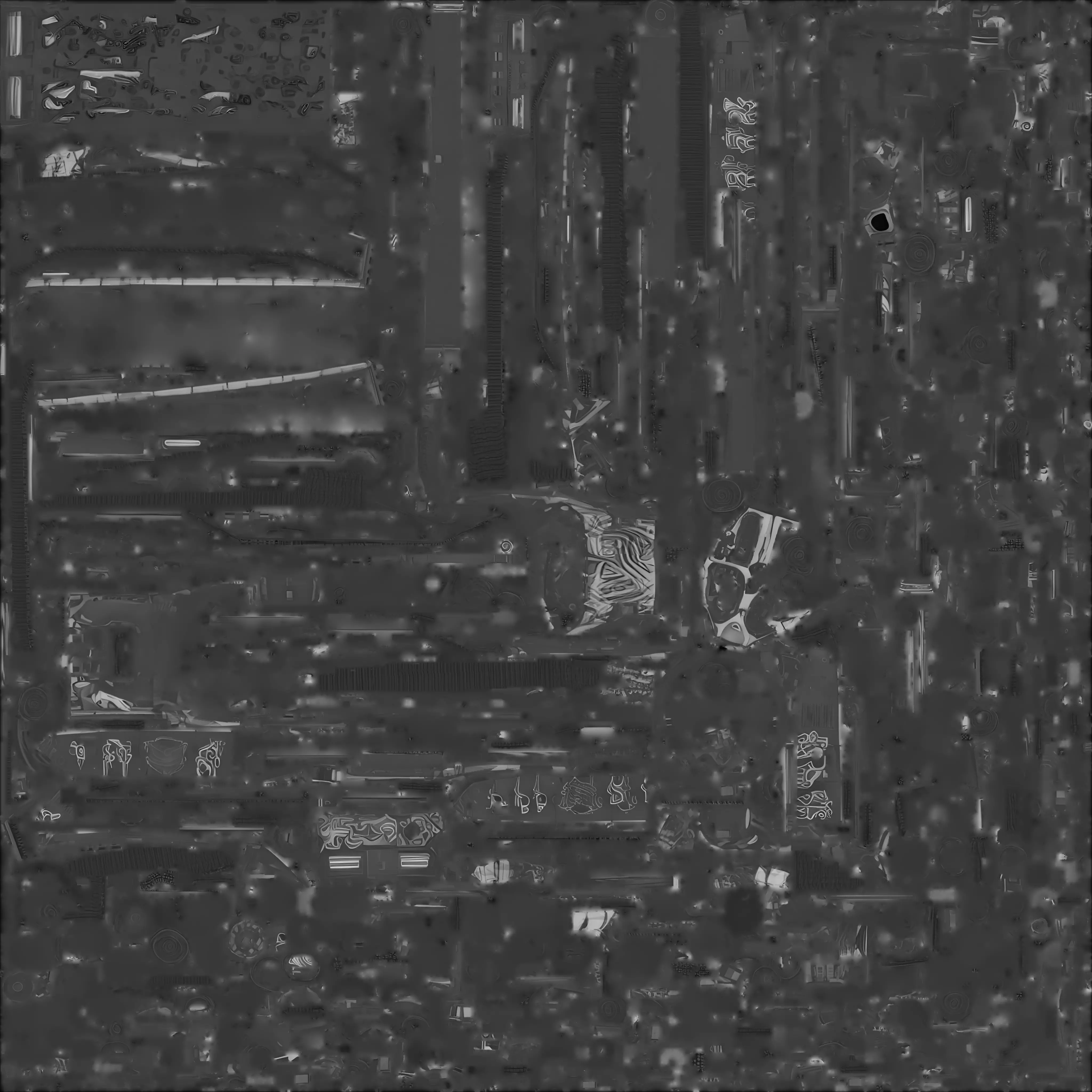 Cyberpunk Battle Tank 3D Model Urban War Machine Low-poly 3D model_2