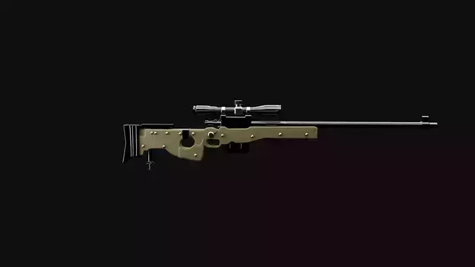 AWM GUN MODEL 3D model